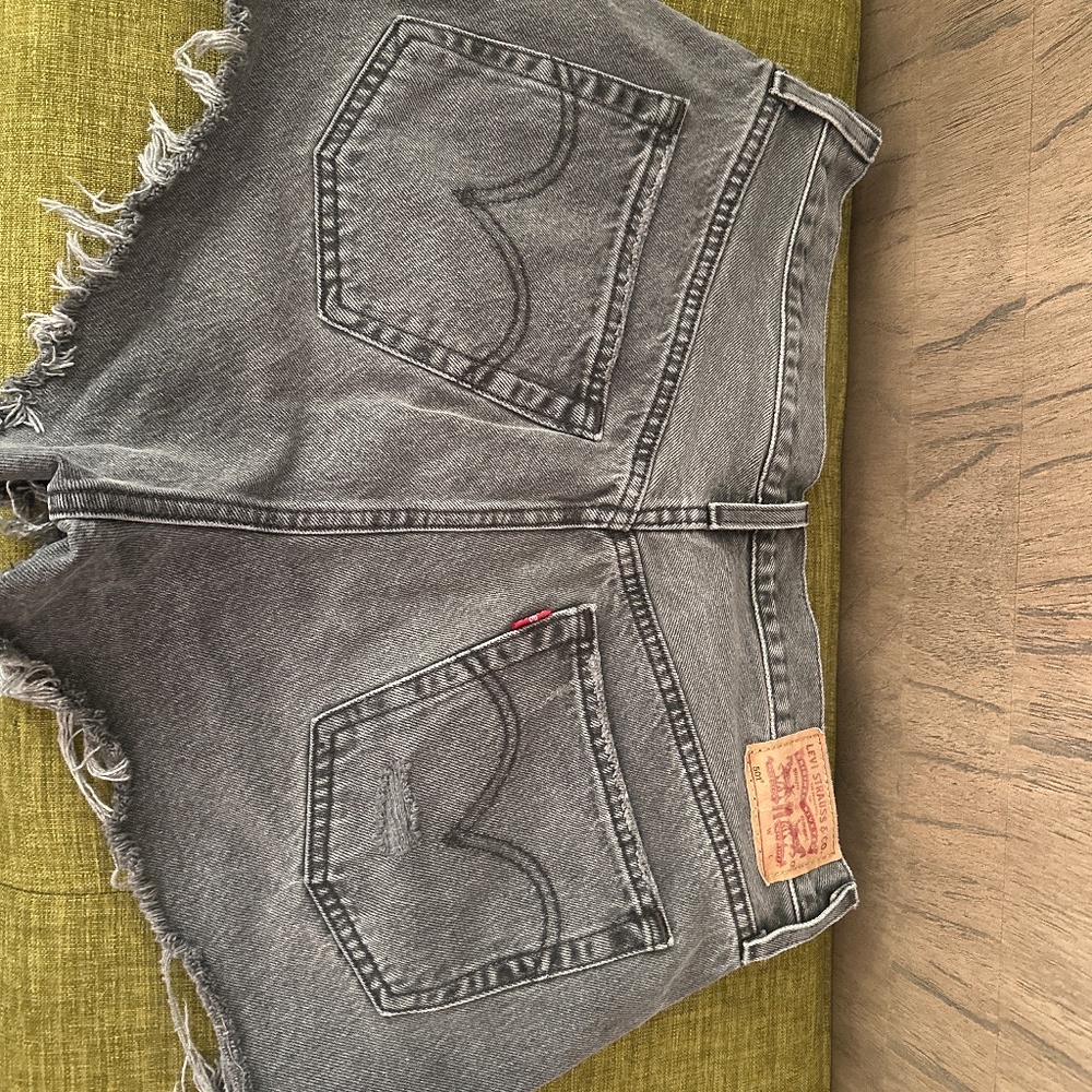 Levi’s 501 Black denim shorts